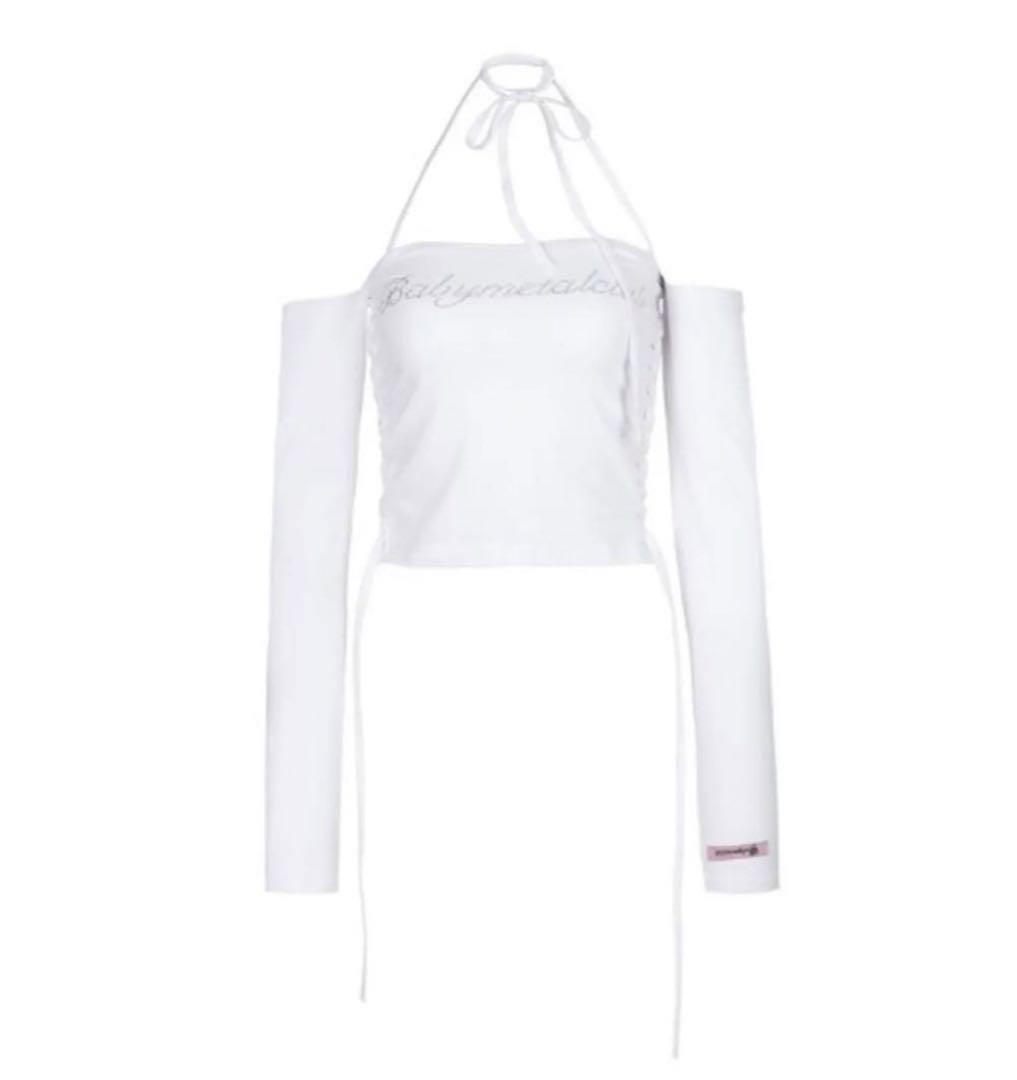 babylclub string top white 白 シズニルック