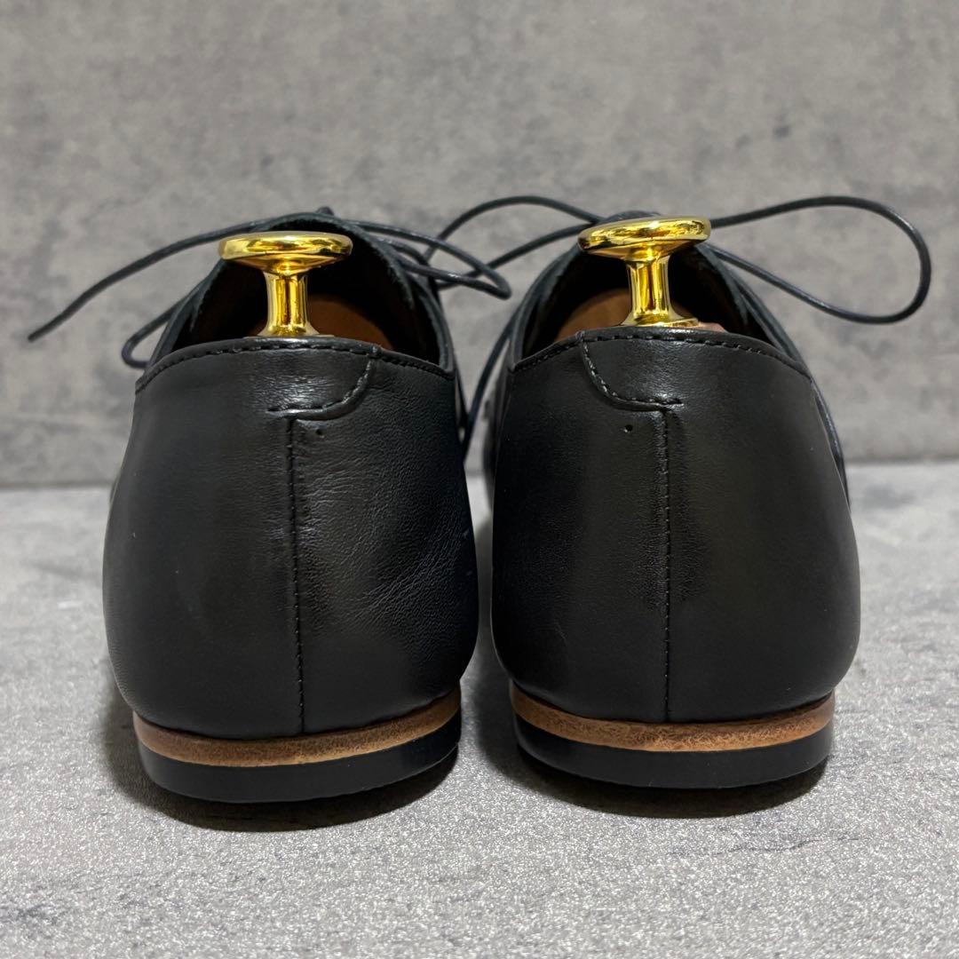 新品未使用　パドローネ　ダービーシューズ　プレーントゥ　ブラック　本革　2183