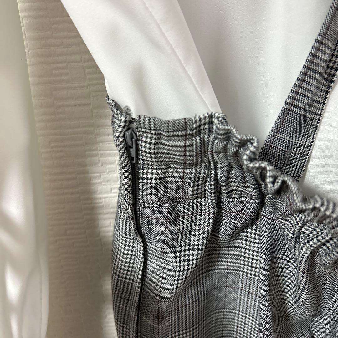 卒業式　BEAMS DESIGN 女の子スーツ　サロペットワイドパンツ