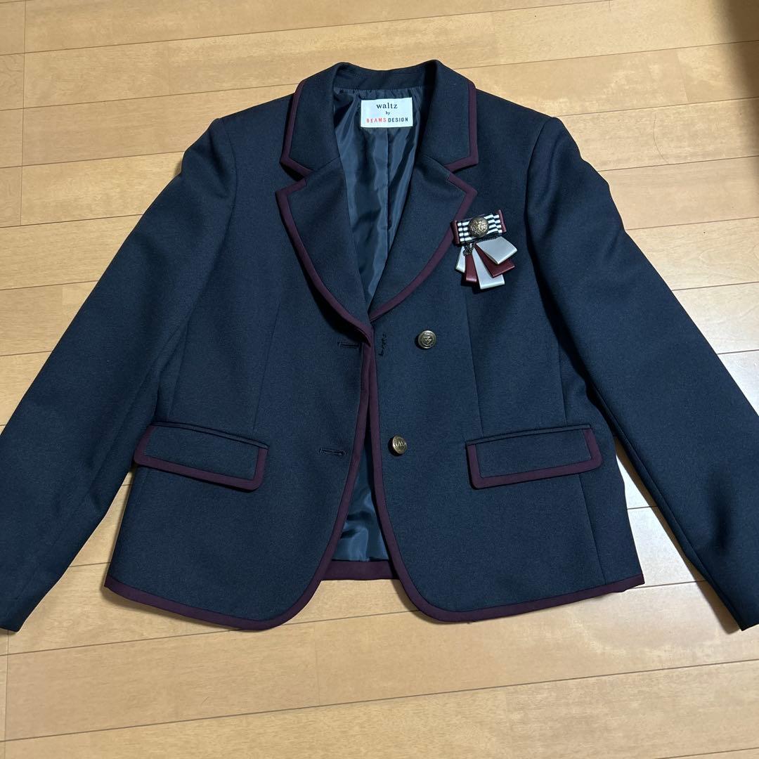 卒業式　BEAMS DESIGN 女の子スーツ　サロペットワイドパンツ