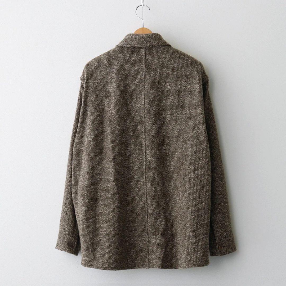 ジャケット・アウター AURALEE SPUN TWEED SHIRT BLOUSON 4