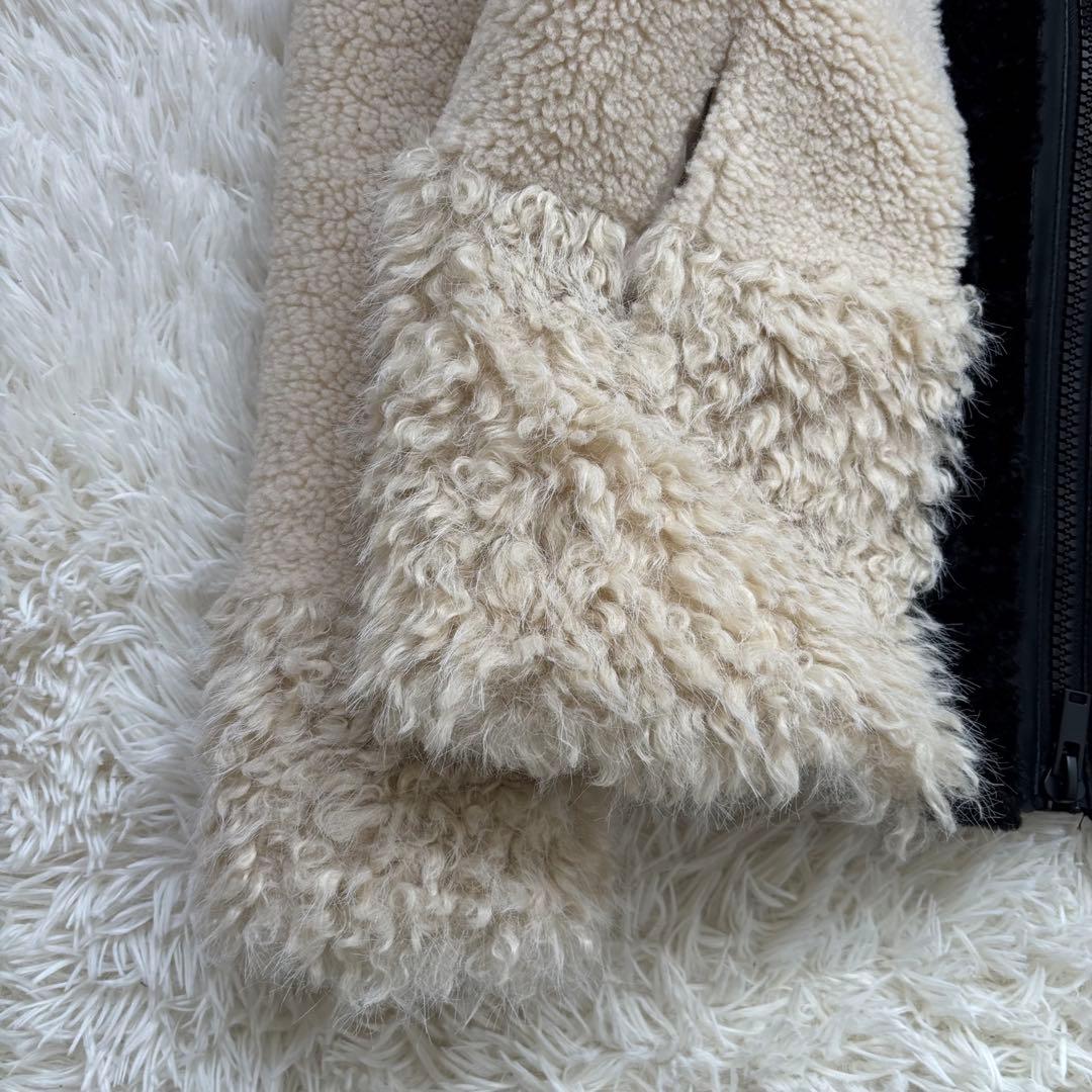 新品未使用✨パッチワークファージャケット　M 今季ZARA