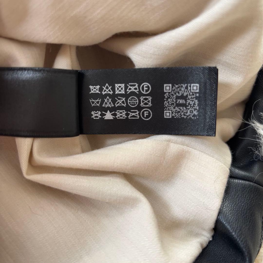 新品未使用✨パッチワークファージャケット　M 今季ZARA