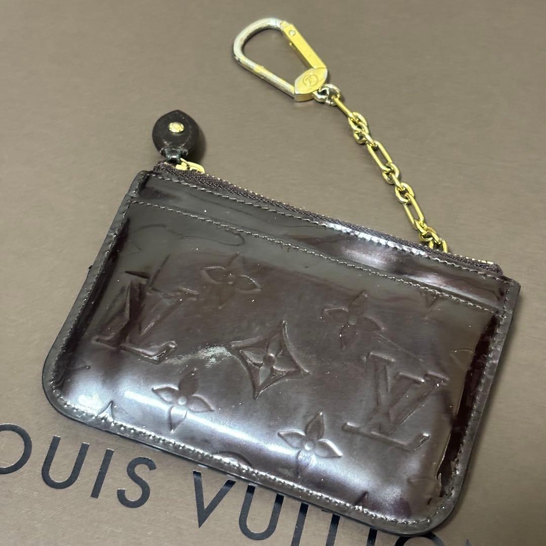 ルイヴィトン ヴェルニ アラマント ポシェットクレ ケース キーケース