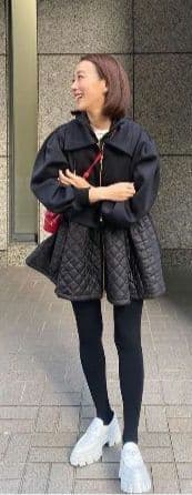 ロージーモンスター　3way peplum outer　※キルティングベストのみ