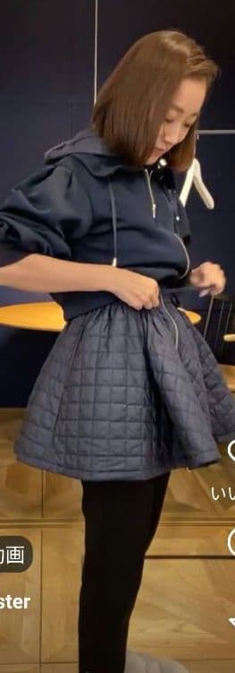 ロージーモンスター　3way peplum outer　※キルティングベストのみ