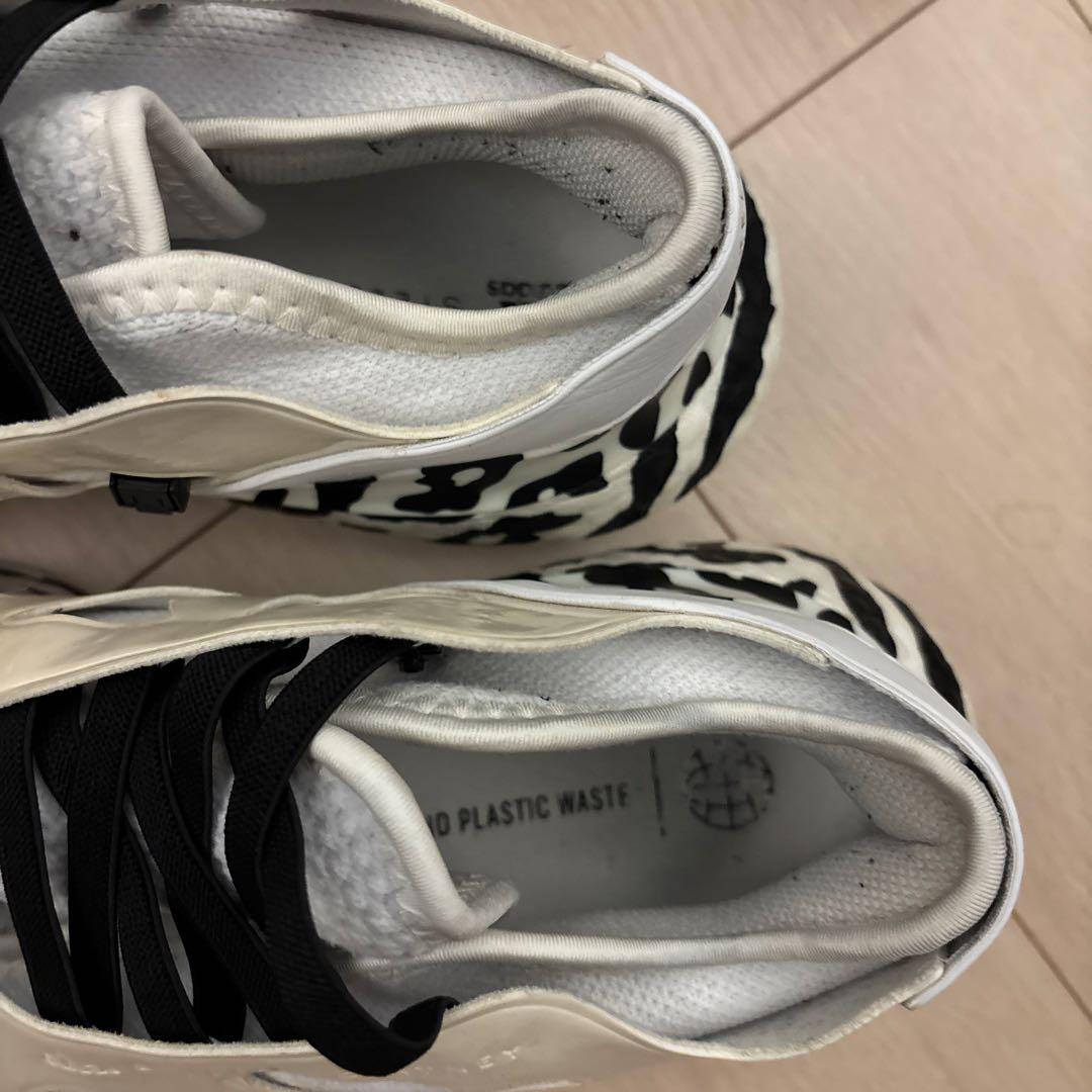 ステラマッカートニーアディダス　ローカットゼブラスニーカー24.5cm