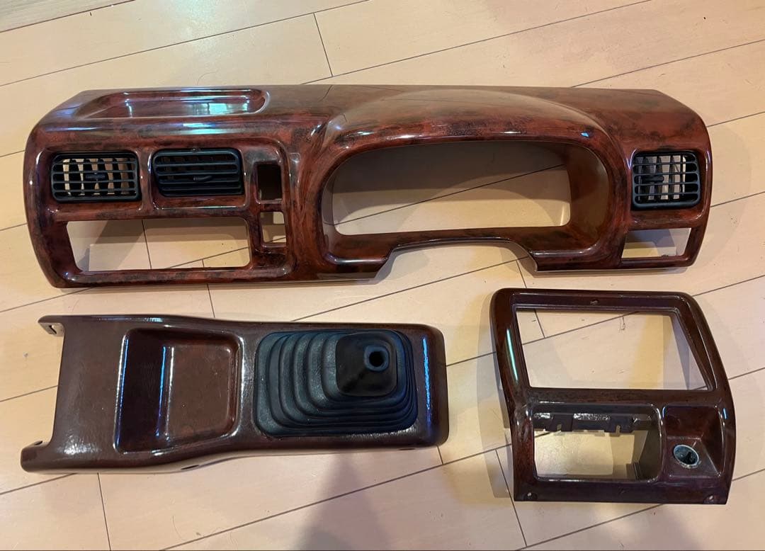 jb23 ジムニー　ウッドパネル　3点セット前期型5MT車用