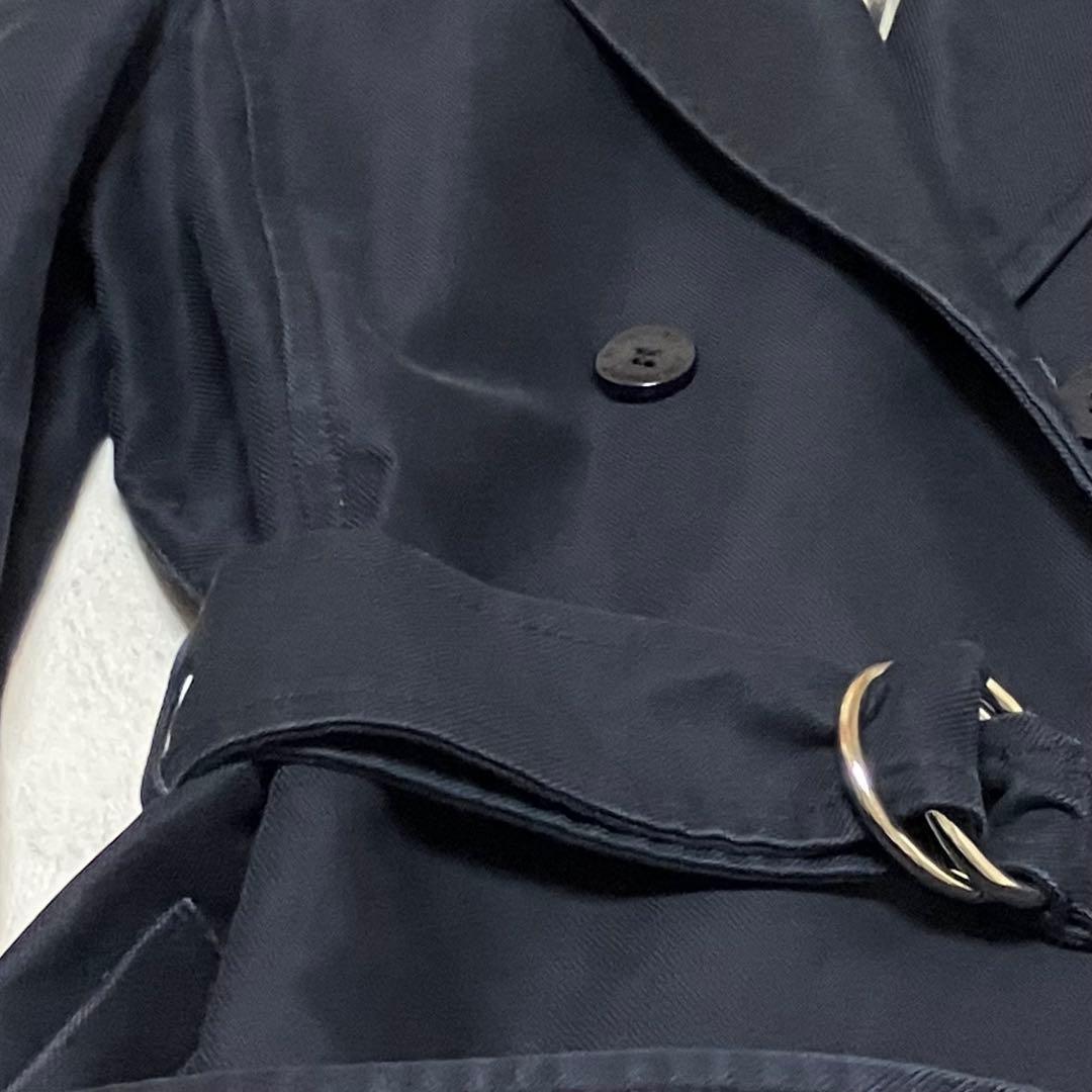 [美品] バーバリーブルーレーベル　トレンチコート　ハーフコート　裏ノバチェック