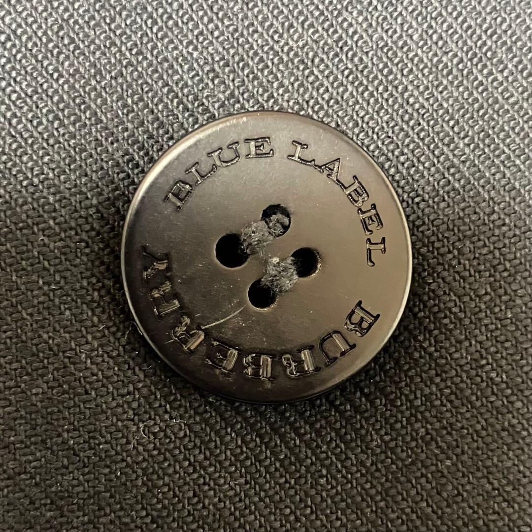 [美品] バーバリーブルーレーベル　トレンチコート　ハーフコート　裏ノバチェック