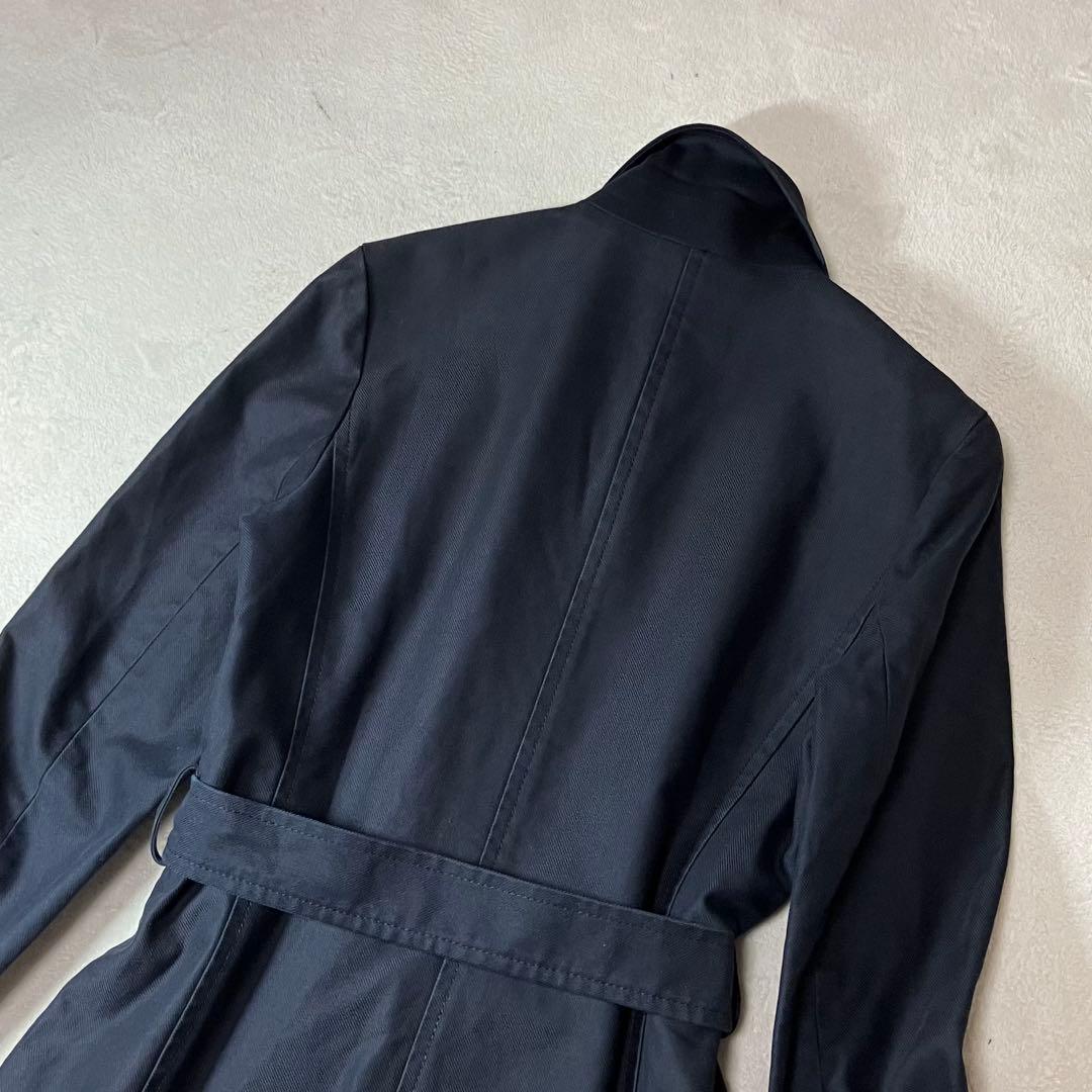 [美品] バーバリーブルーレーベル　トレンチコート　ハーフコート　裏ノバチェック