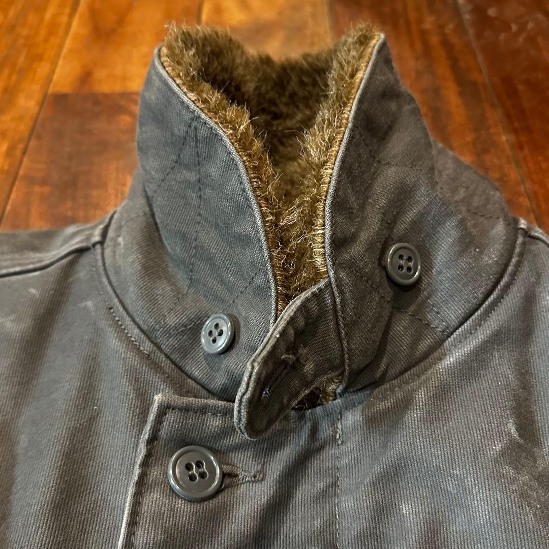 HOUSTON N-1 デッキジャケット 38 ヤレ感 フェード 40s 50s