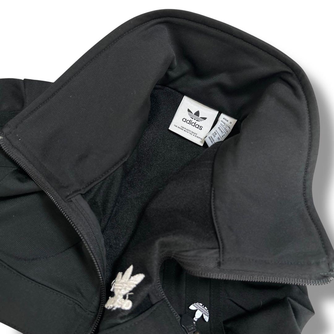 【希少Sサイズ】アディダス 黒 クロップド丈 ペリーショート丈 ジャージ