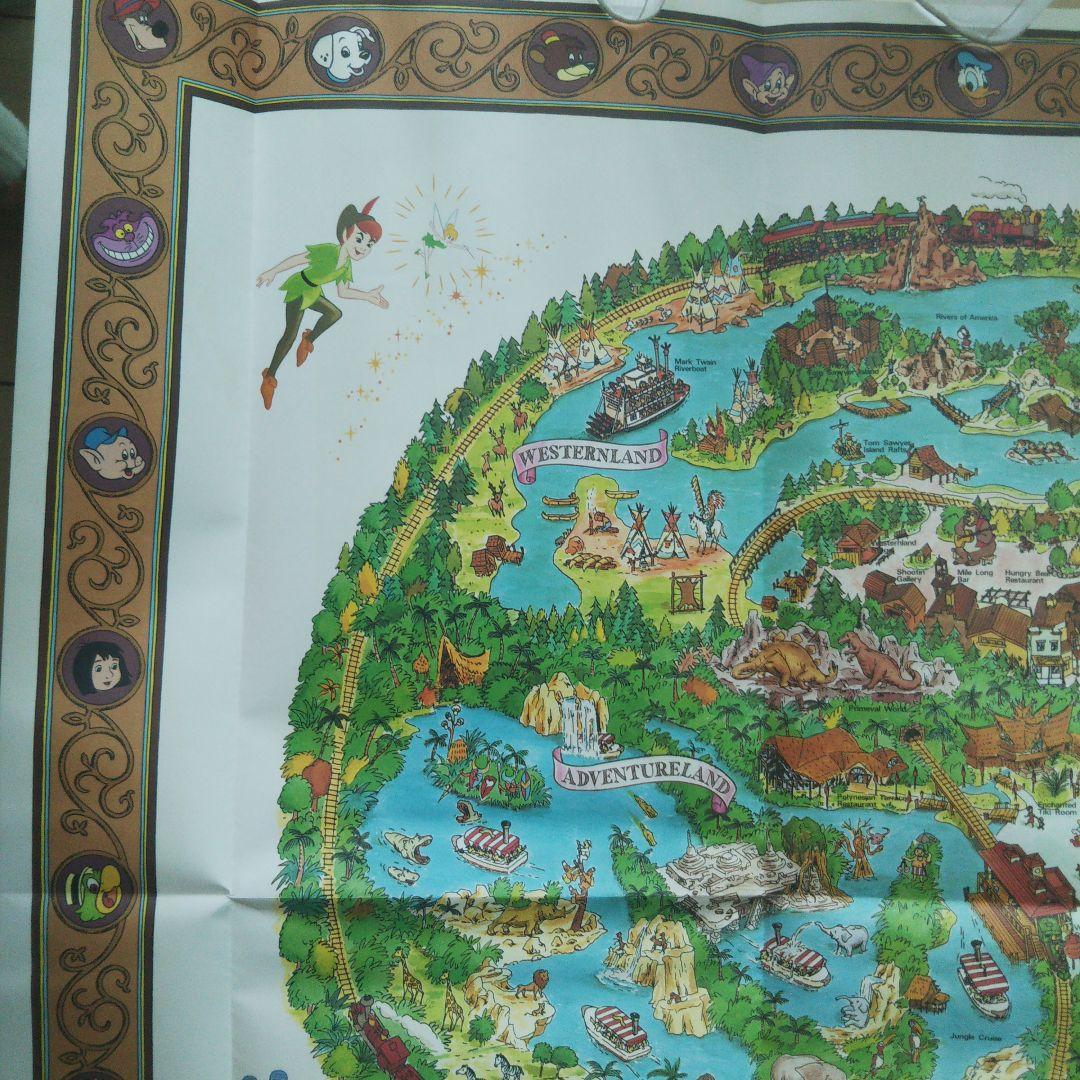 希少 昭和レトロ 東京ディズニーランド マップ