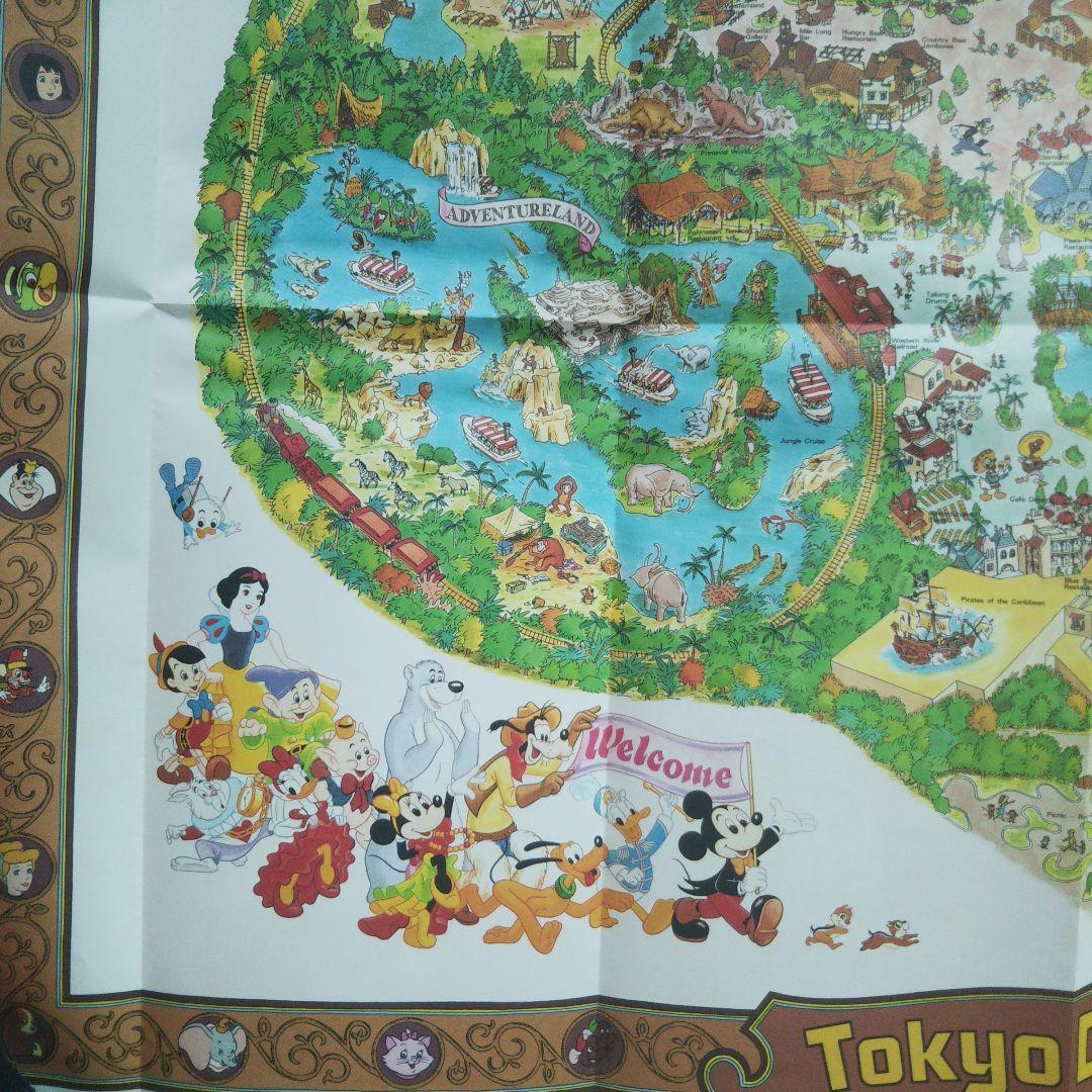 希少 昭和レトロ 東京ディズニーランド マップ