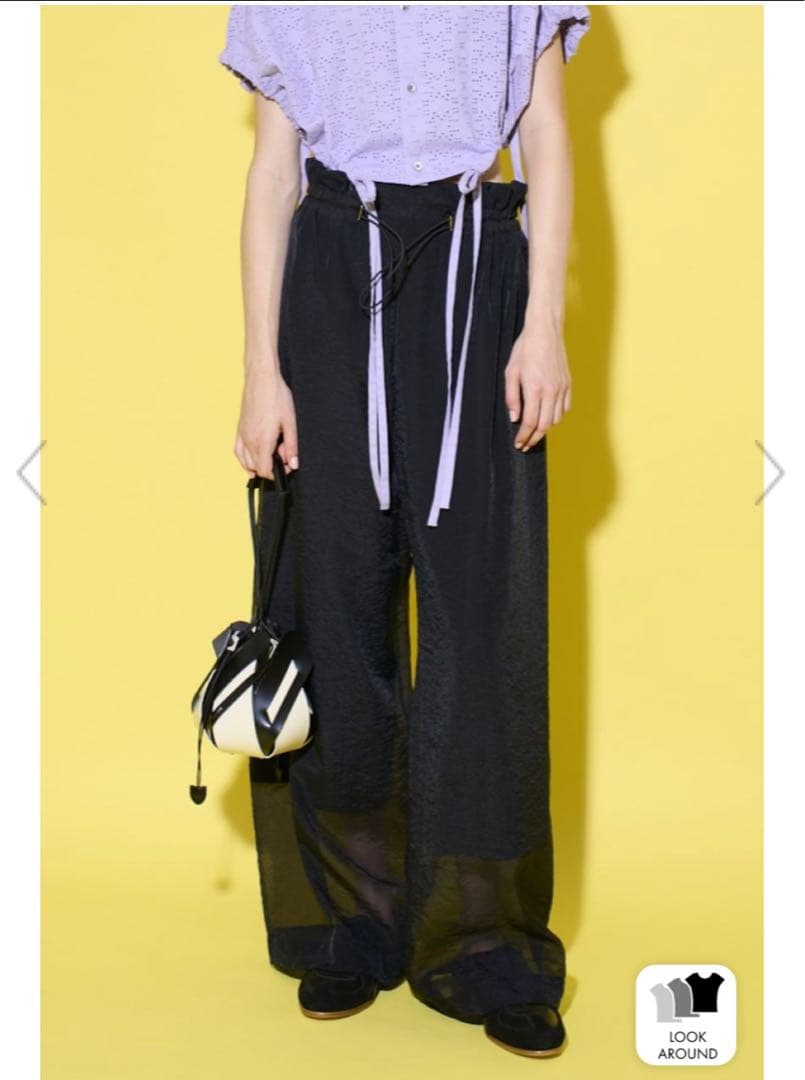 ウジョーujoh シアーパンツ　2024ss