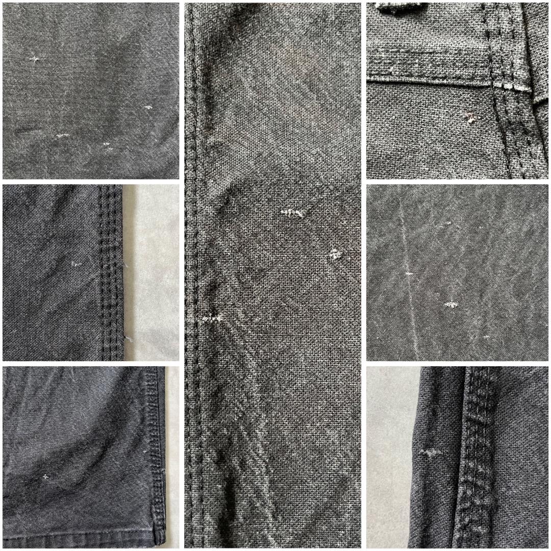 ディッキーズ W33 ダックパンツ ペインター ワーク 古着 黒 17093