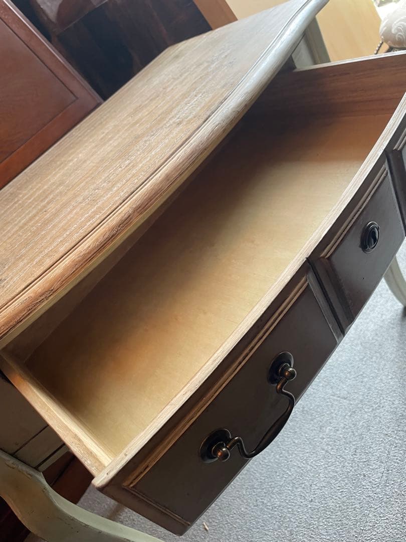 アンティーク調 猫脚コンソールテーブル＆スツール シャビーシック クラシック家具