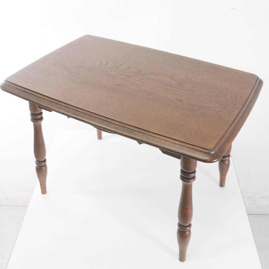 カリモク家具 コロニアル リビングテーブル 幅67cm ブナ材 ウォールナット色