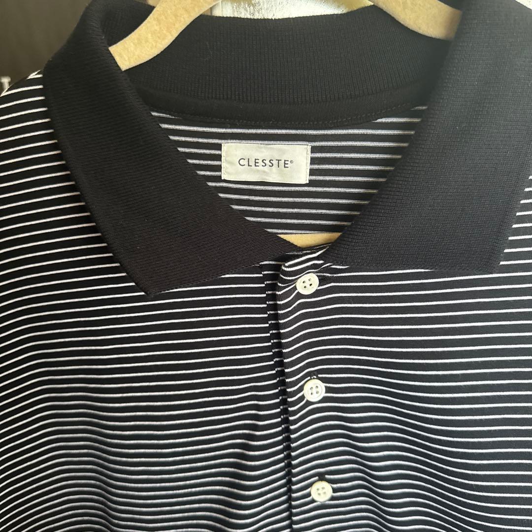 トップス CLESSTE STRIPED MASSIVE S/S POLO SHIRT