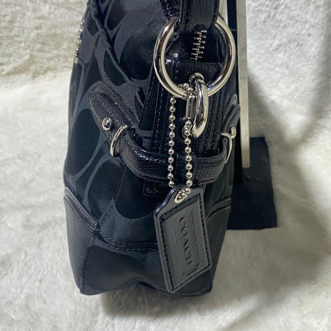 【美品】コーチ　COACH ワンショルダー　シグネチャー　キャンバス　バッグ