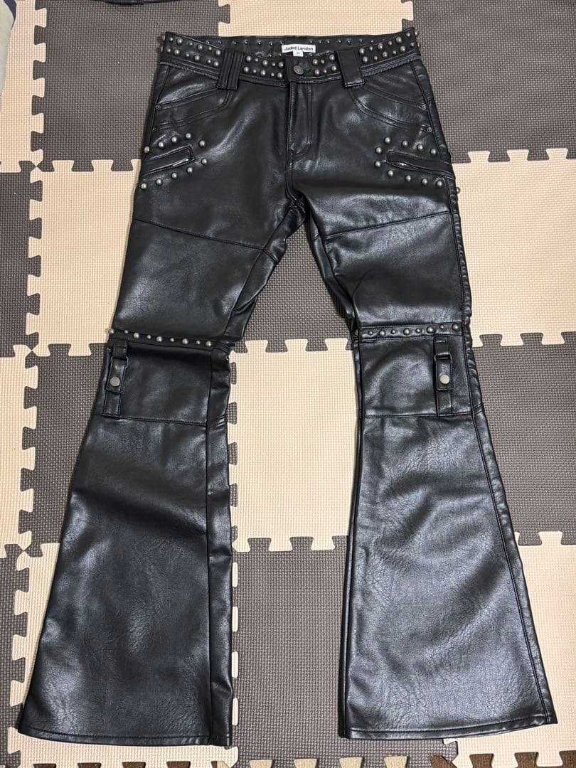 【jaded london】フェイクレザーパンツ