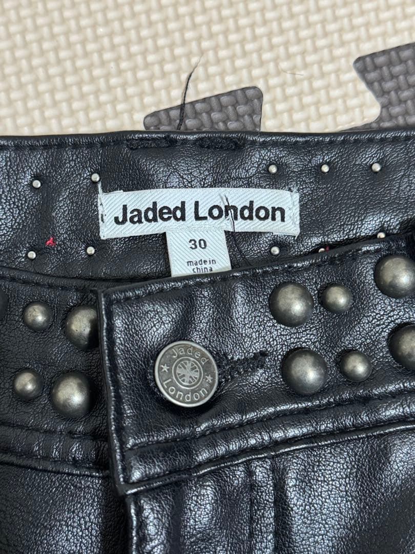 【jaded london】フェイクレザーパンツ