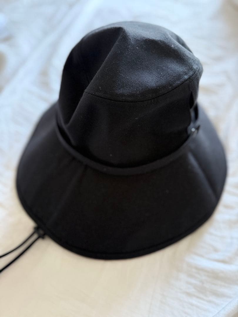 サンバリア100 ウインドハット　ブラック　Mサイズ