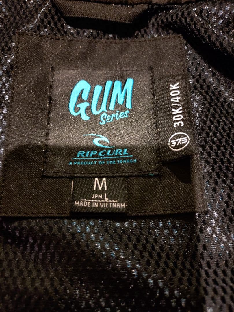 RIP CURL 防水スノーボードジャケット ブラック