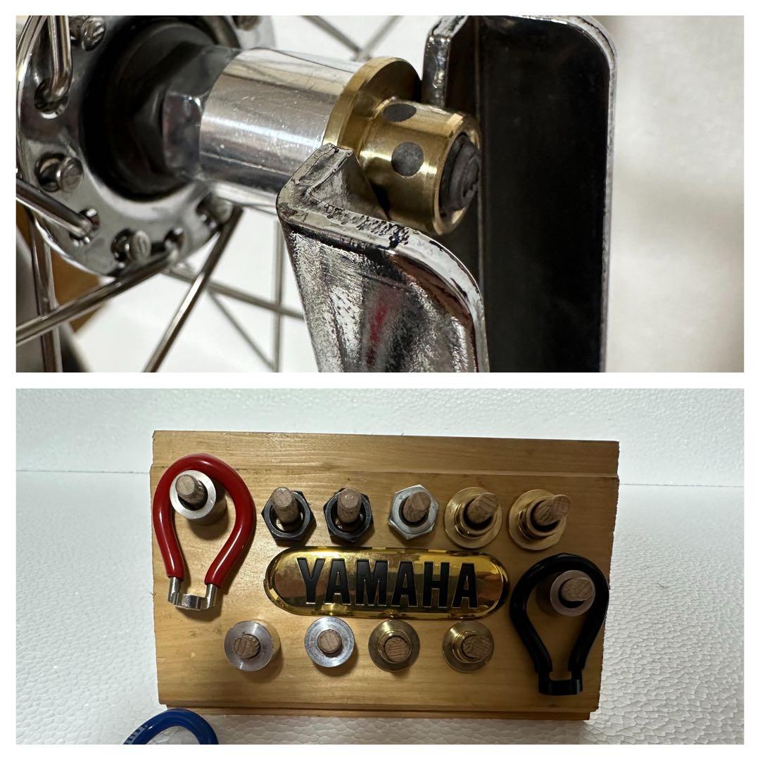 ヤマハPAS 20インチ純正部品使用による完全手組み前輪ホイル　②