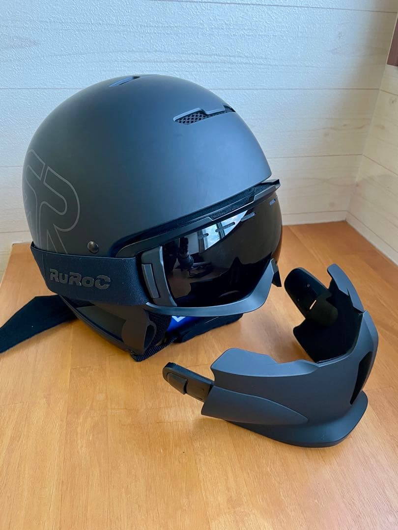 Ruroc RG1-DX スノーボードヘルメットーマットブラック/サイズ：S