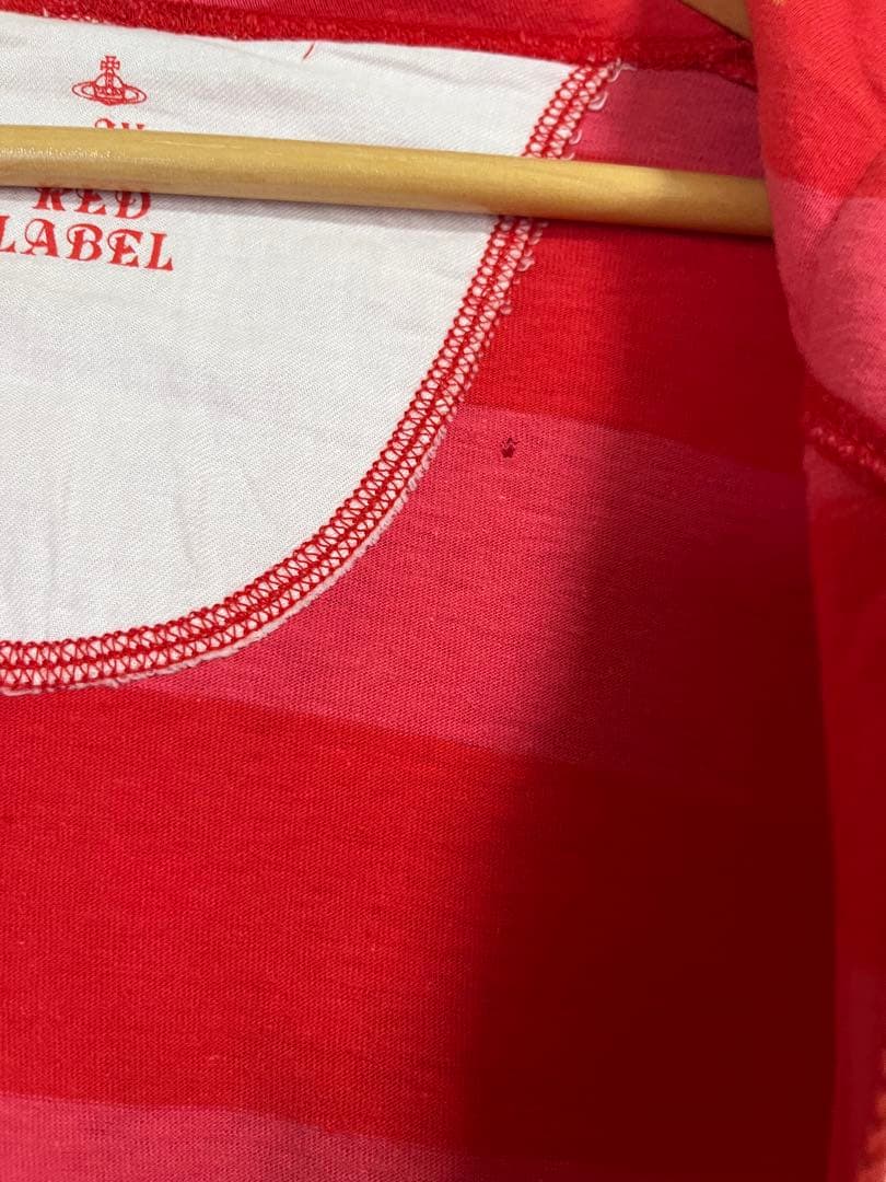 ヴィヴィアン　ボーダー　変形パーカー