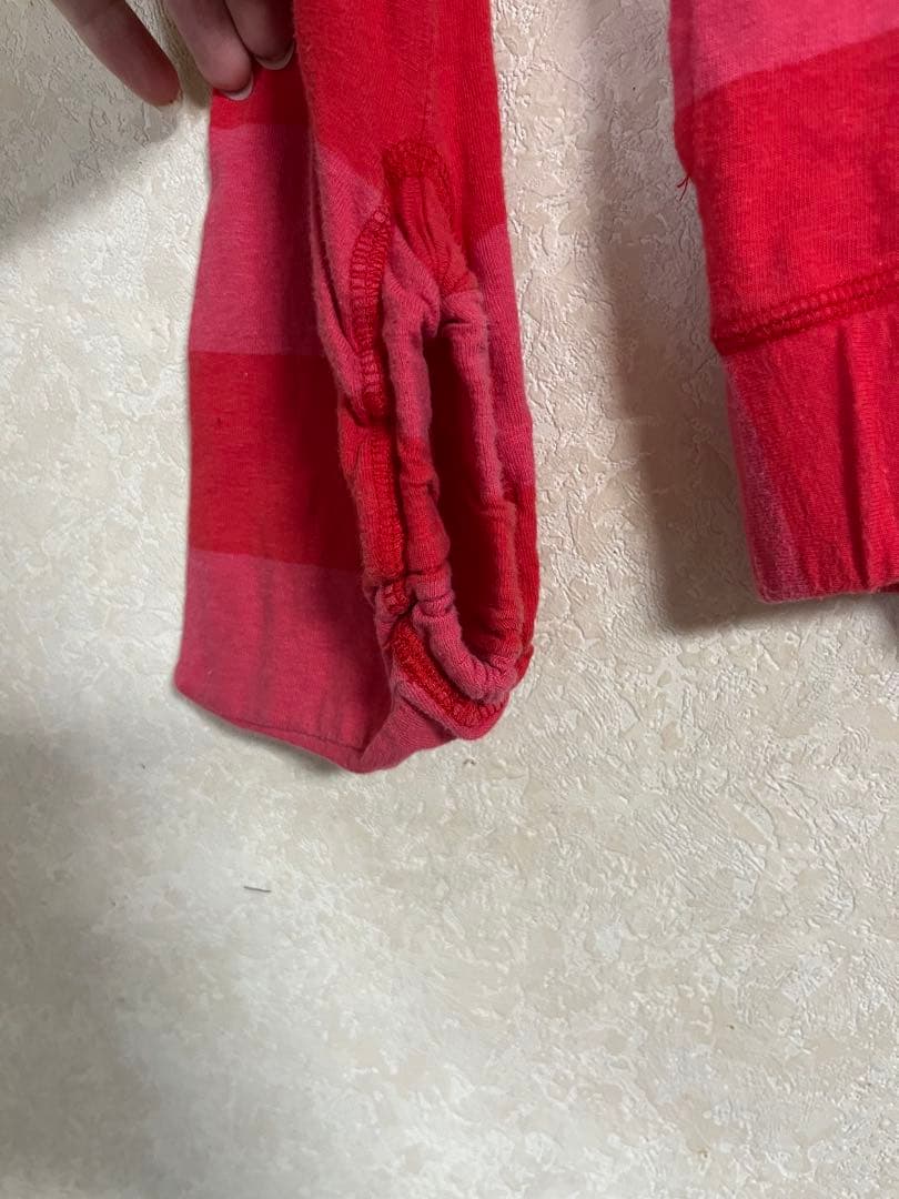 ヴィヴィアン　ボーダー　変形パーカー