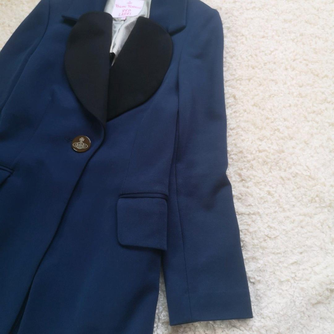 ヴィヴィアンウエストウッド　ラブジャケット　コート　ネイビー　2
