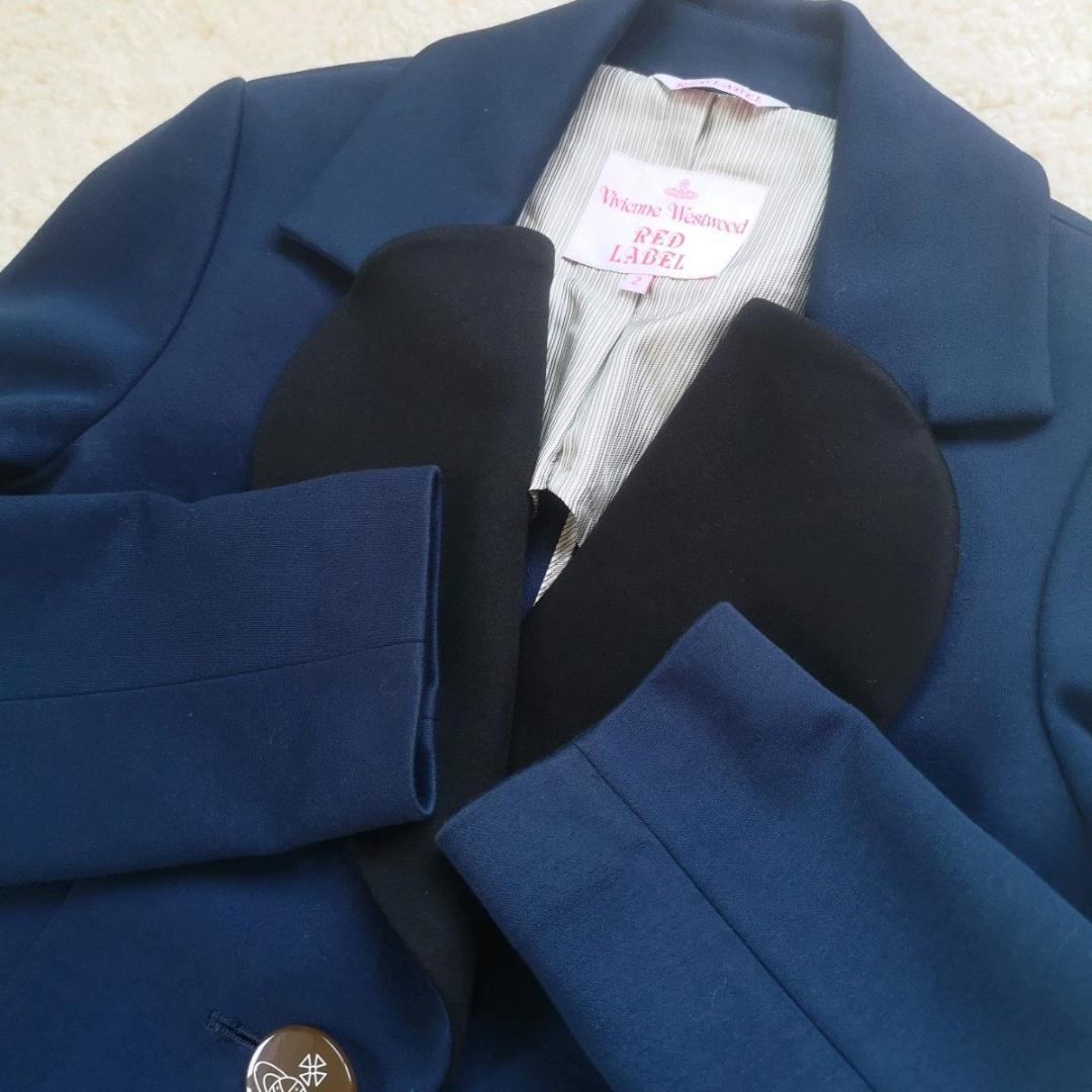 ヴィヴィアンウエストウッド　ラブジャケット　コート　ネイビー　2