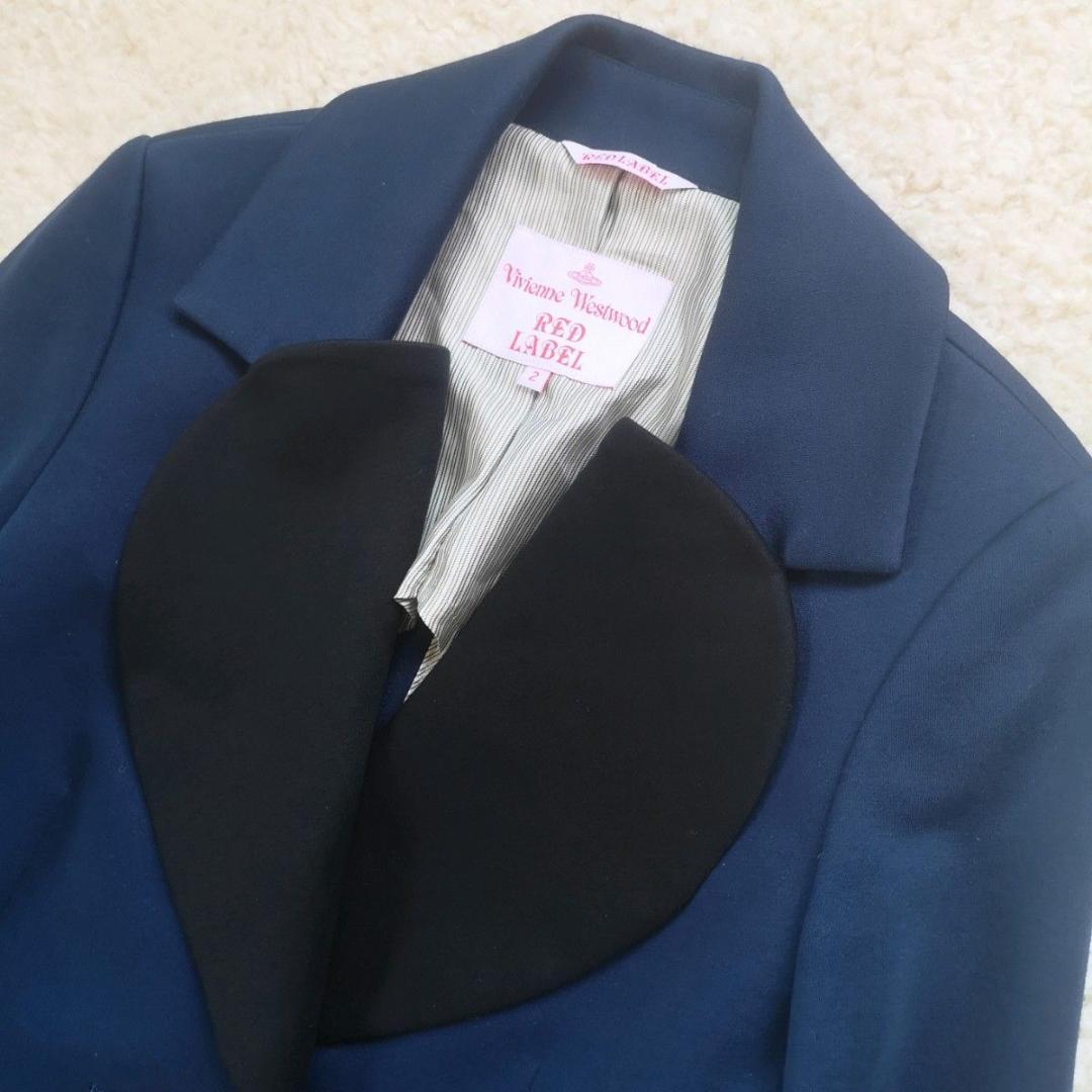 ヴィヴィアンウエストウッド　ラブジャケット　コート　ネイビー　2