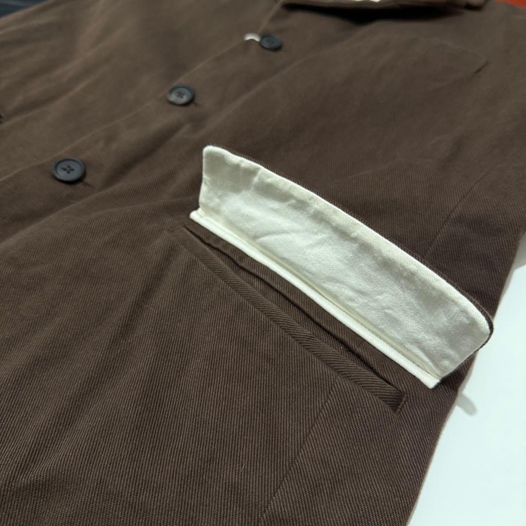 YAECA WRITE コットンチノ3Bジャケット テーラード L