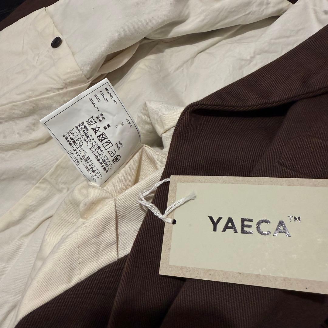 YAECA WRITE コットンチノ3Bジャケット テーラード L