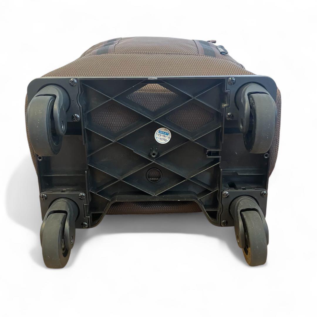 【美品】SWANY スワニー キャリーバッグ キャリーカー ブラウン