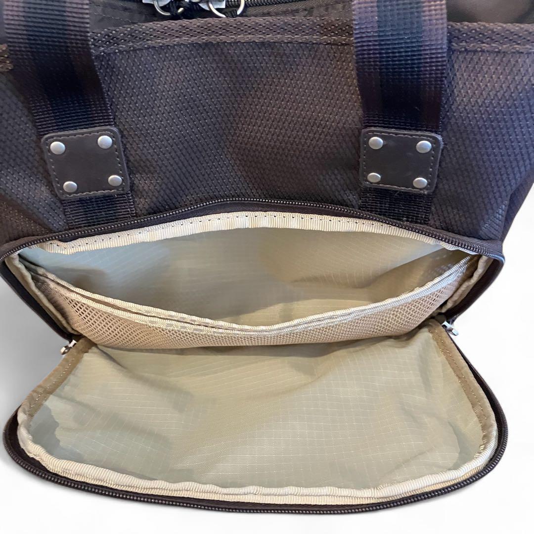 【美品】SWANY スワニー キャリーバッグ キャリーカー ブラウン