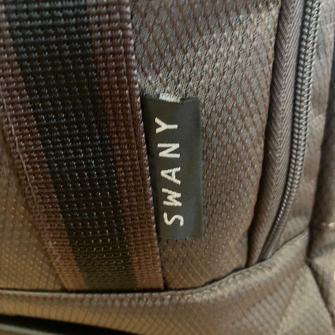 【美品】SWANY スワニー キャリーバッグ キャリーカー ブラウン