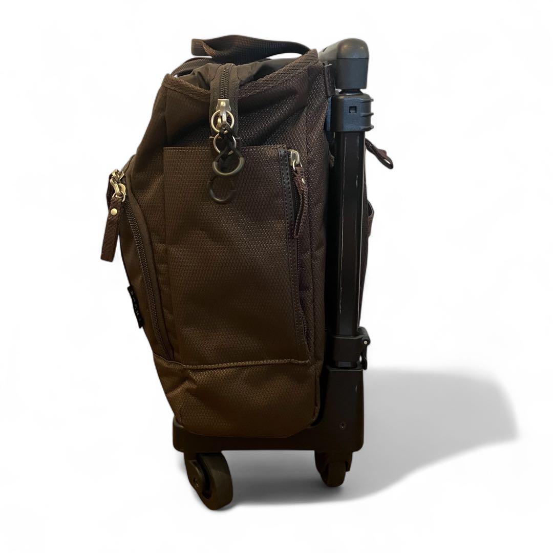 【美品】SWANY スワニー キャリーバッグ キャリーカー ブラウン