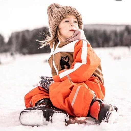 【美品】mini rodini オーバーオール　スノーウェア　116