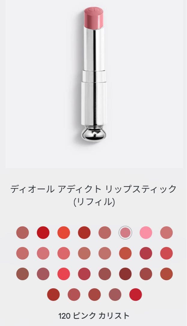 DIOR アディクト リップスティック120リフィル　ケース　チュチュ