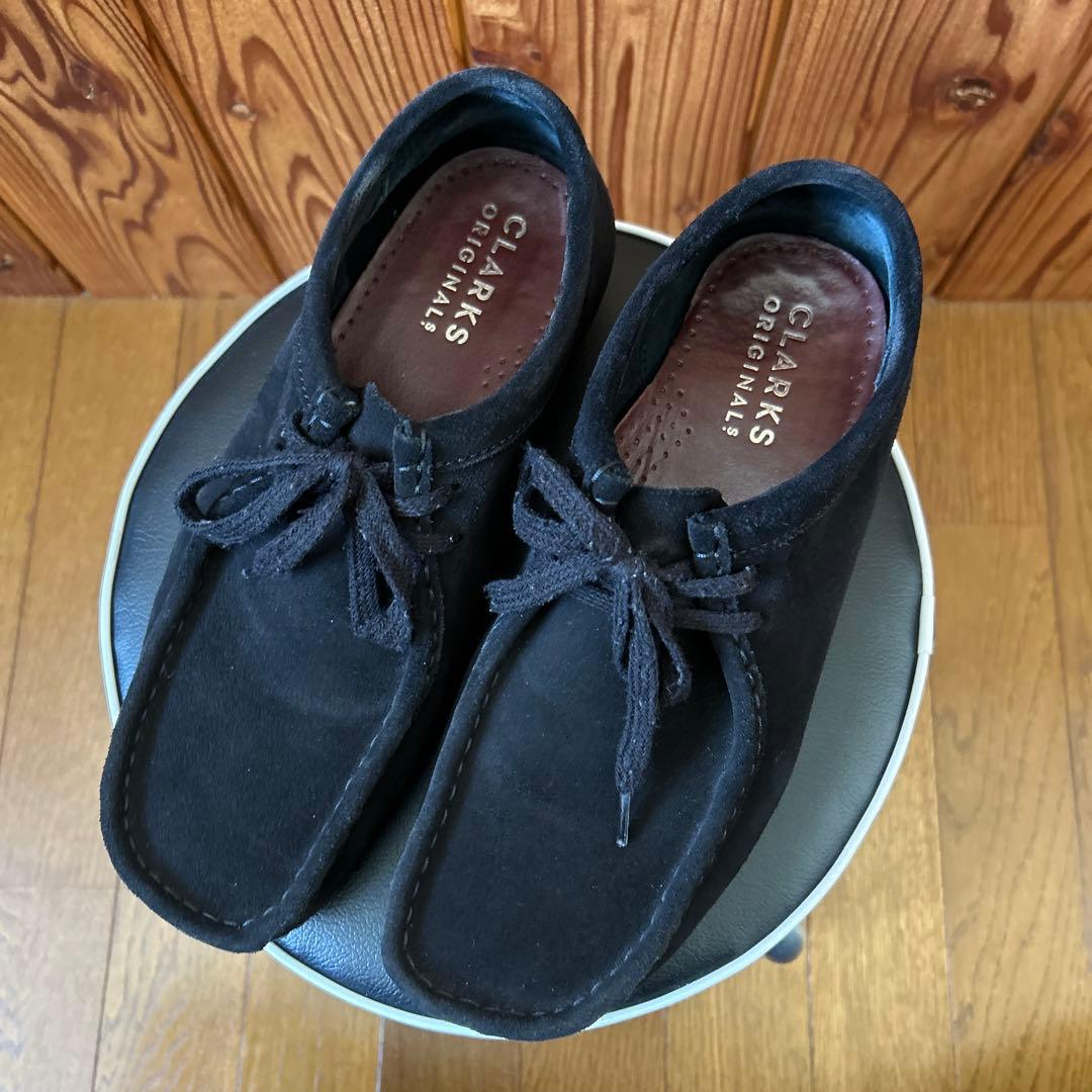 CLARKS WALLABEE クラークス ワラビー ブラック　comoli