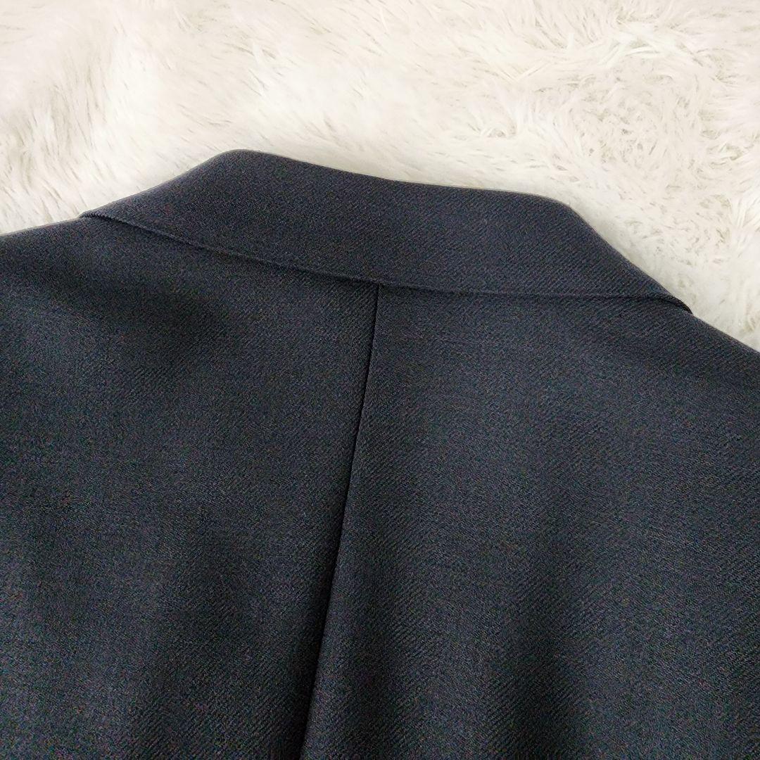 【未使用/タグ付き】アルマーニ スーツ セットアップ ネイビー系 46 ウール