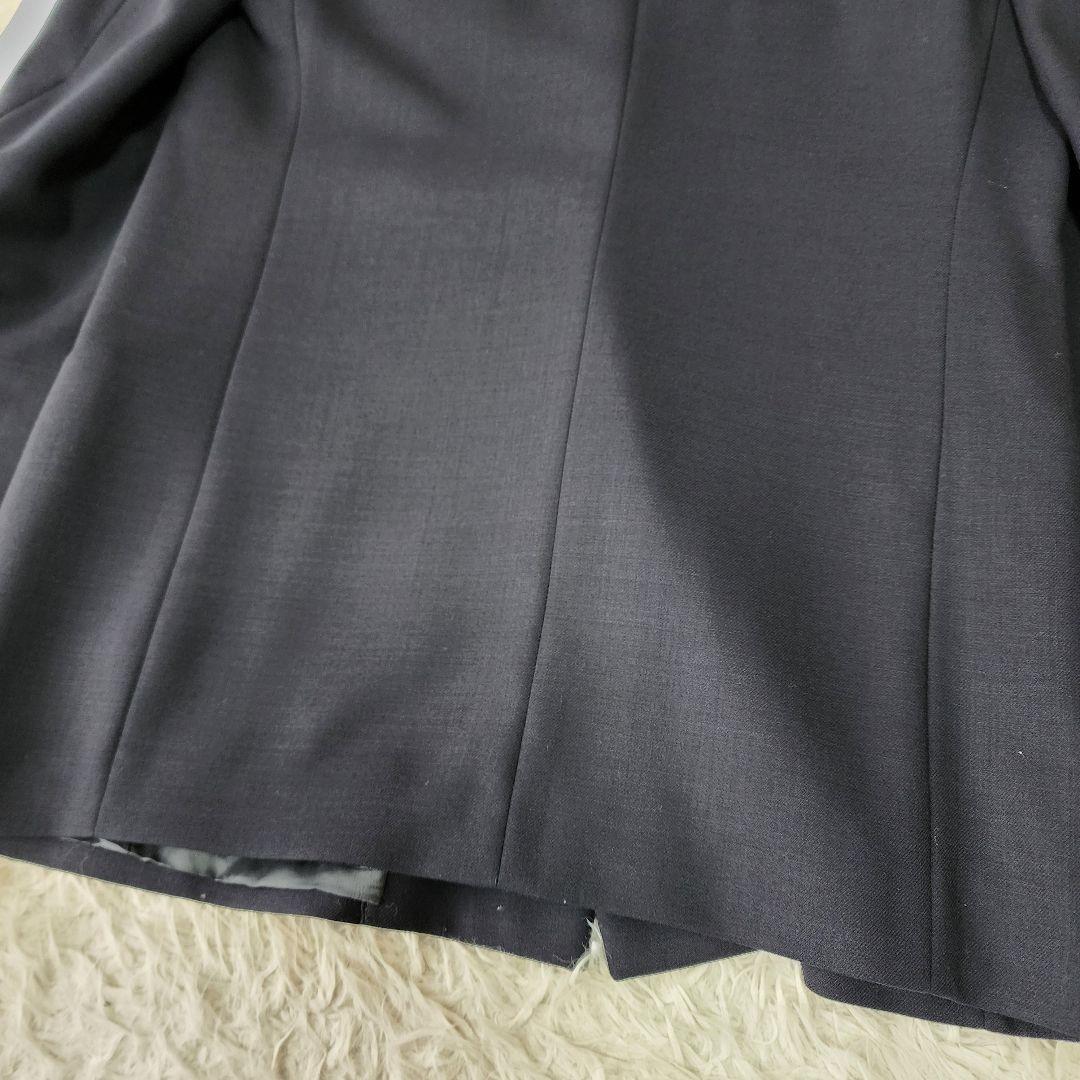【未使用/タグ付き】アルマーニ スーツ セットアップ ネイビー系 46 ウール