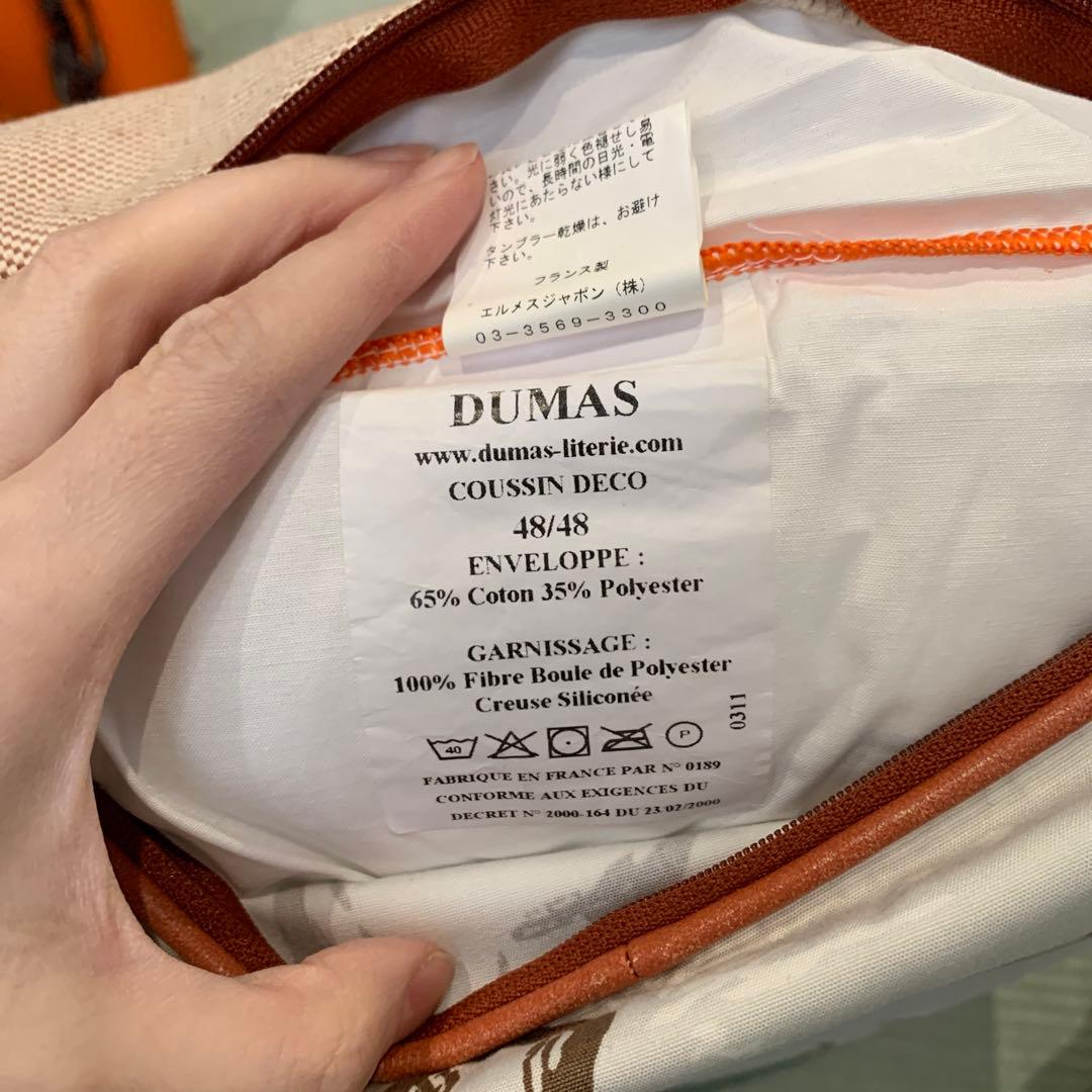 Y*i様 エルメス　クッション2個　ポーチつき　馬と騎手デザイン　箱なし