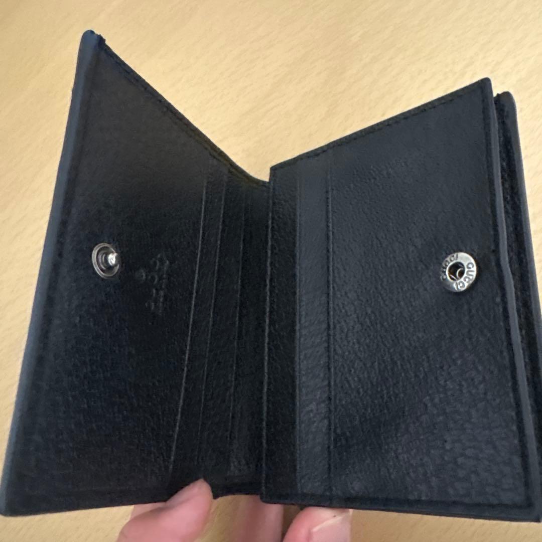 超美品GUCCI GGパターン 二つ折り財布