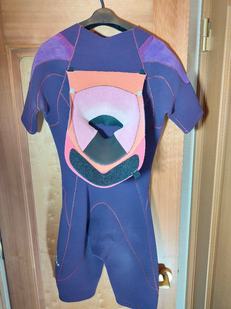 【美品】MAXIM 正規品　パープル　高級ウエットスーツ　ノンジップ　スプリング